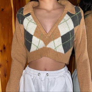 Women’s Knit Cropped Top Size Small